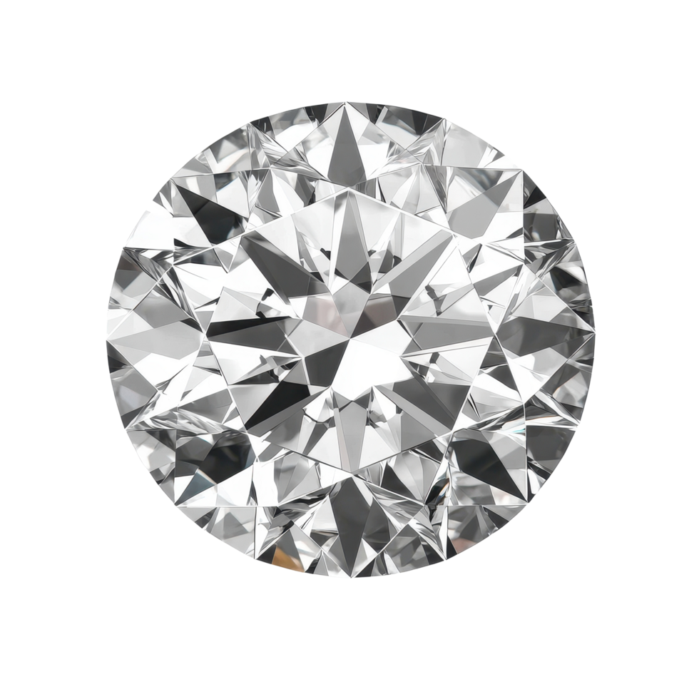 Sparkling diamond isolated on Transparent background showcasing intricate facets and brilliance, Diamond isolated on background png