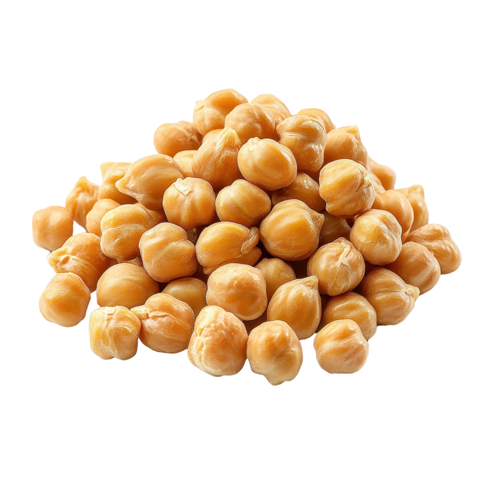 Heap of preserved chickpeas isolated on white background for culinary use or nutritional purposes, Heap preserved chickpeas isolated on white background png
