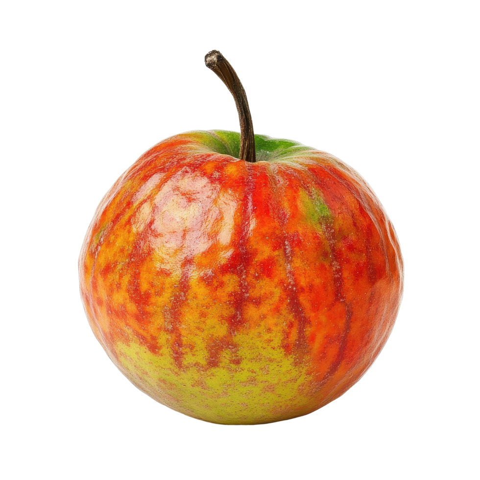 Mamiew Pomerac stands out with its vibrant red and green colors on a Transparent background highlighting its unique appearance, Mamiew Pomerac or Malay Apple on background png