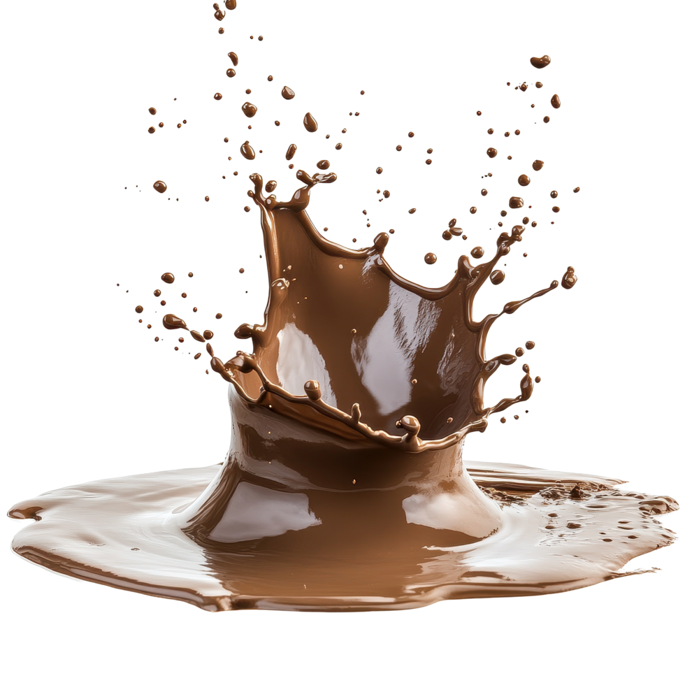 Mud splash creating dynamic movement isolated against a clean Transparent background, mud splash isolated on background png