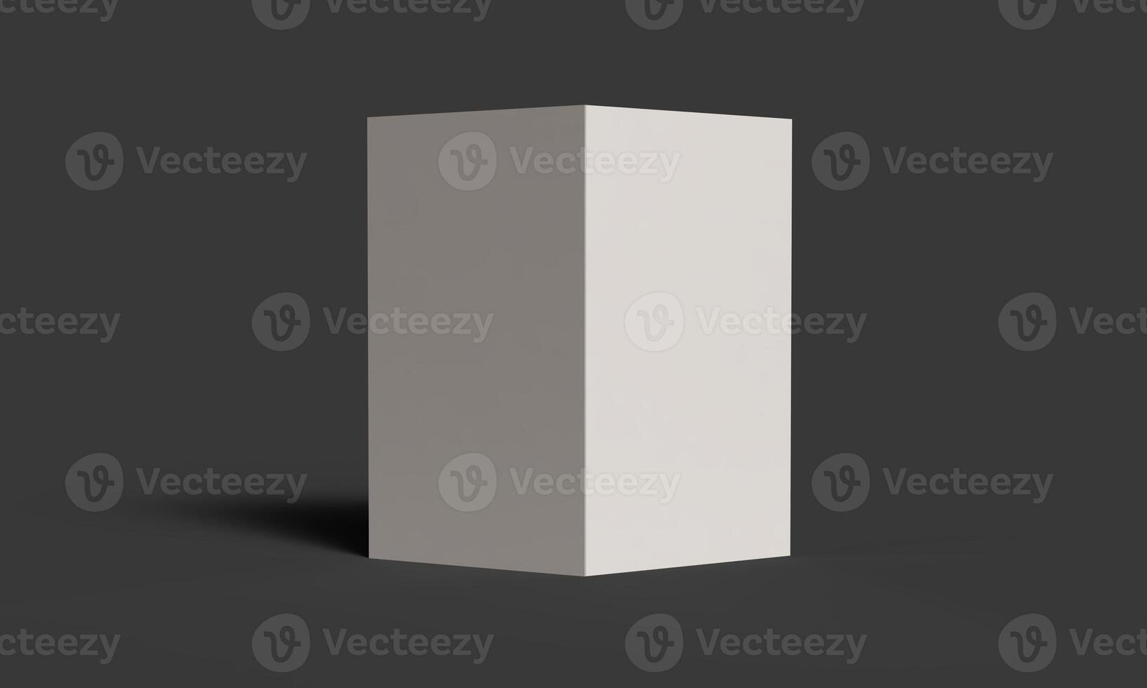 leaflet white color booklet mockup business template mockup paper presentation marketing document brochure blank mockup leaflet banner poster a4 page cover white isolate background menu photo