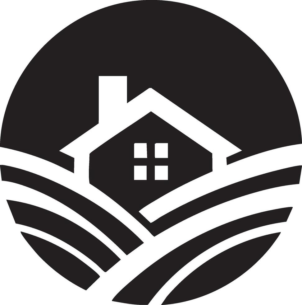 Logo of Farm House Real Estate Investment Opportunities Guide Service vector