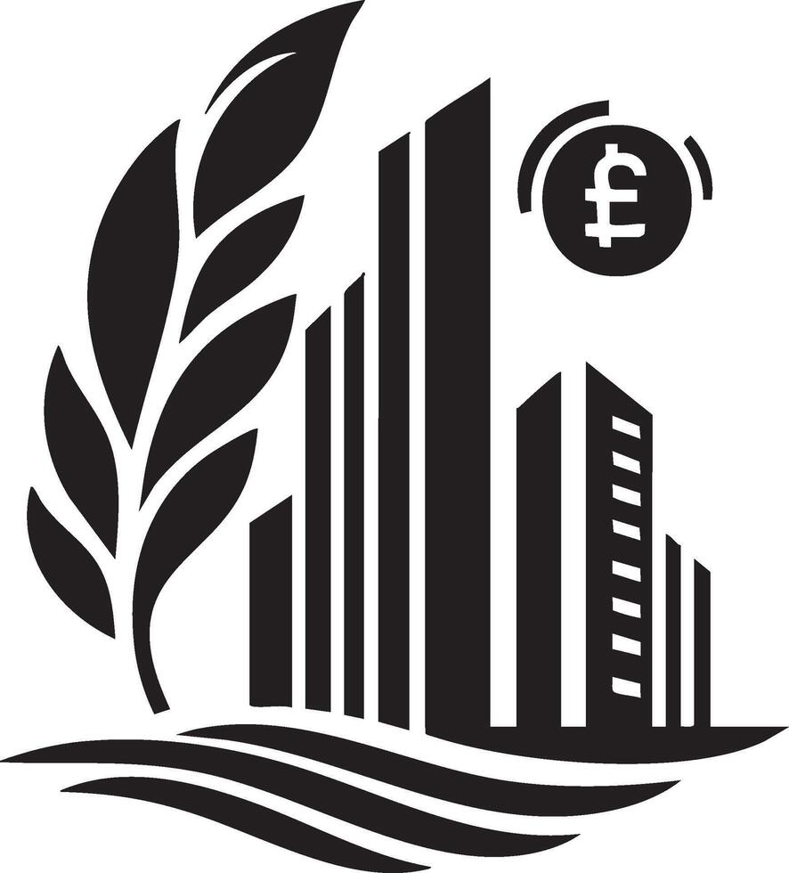 Logo of Sustainable Finance For Real Estate and Future Growth vector