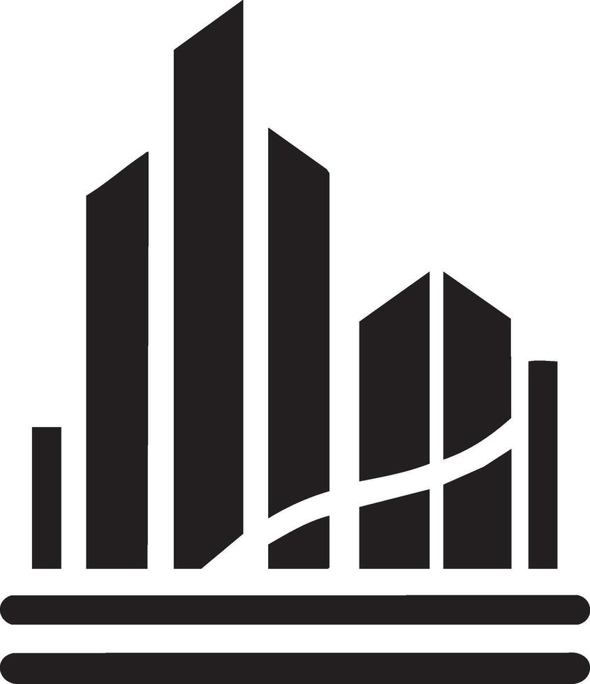 Logo of Abstract Cityscape Real Estate Architecture Modern Building Design vector