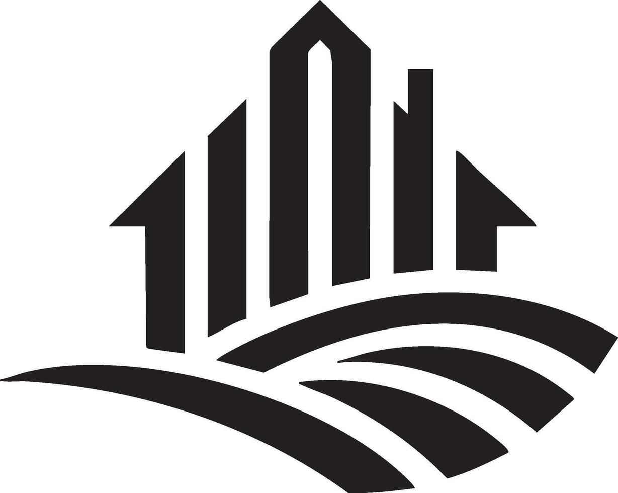 Logo of Modern Architecture and Building Design Trend Ideas 2024 vector