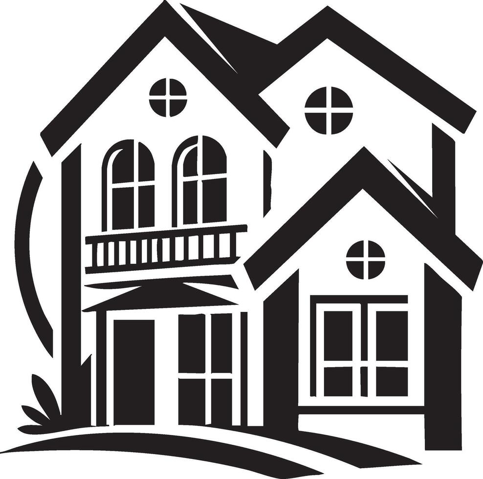 Logo of Modern House Architectural Design For Home Inspiration vector