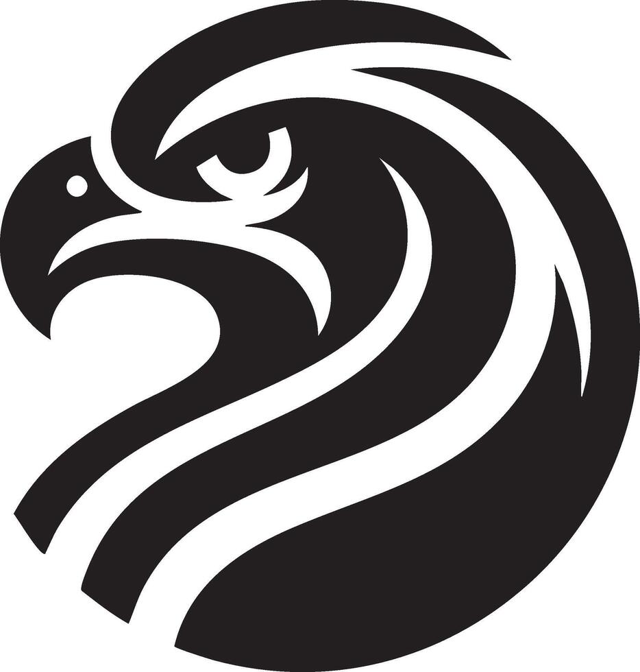 Logo of Eagle Head A Symbol of Power and Freedom vector