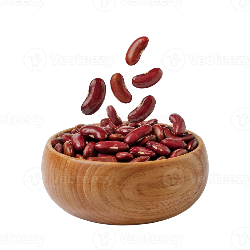 Red Kidney Beans in Motion png