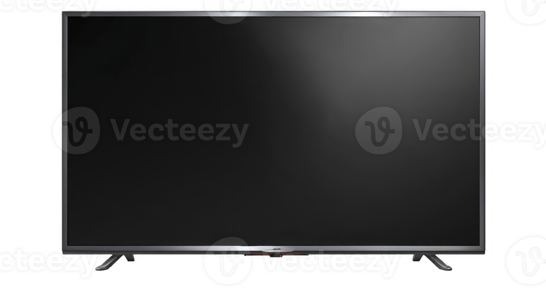 Sleek Modern Flat Screen TV HighResolution Display isolated on transparent background png