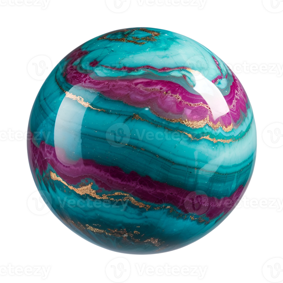 Colorful patterned marble png