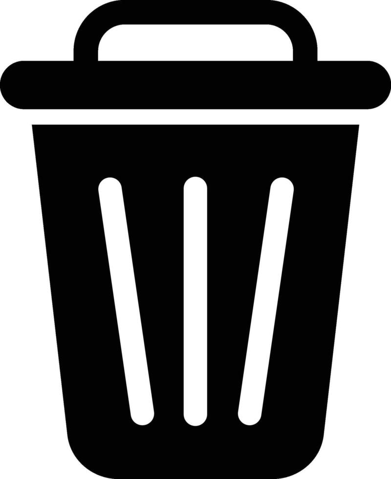 Trash bin icon illustration vector