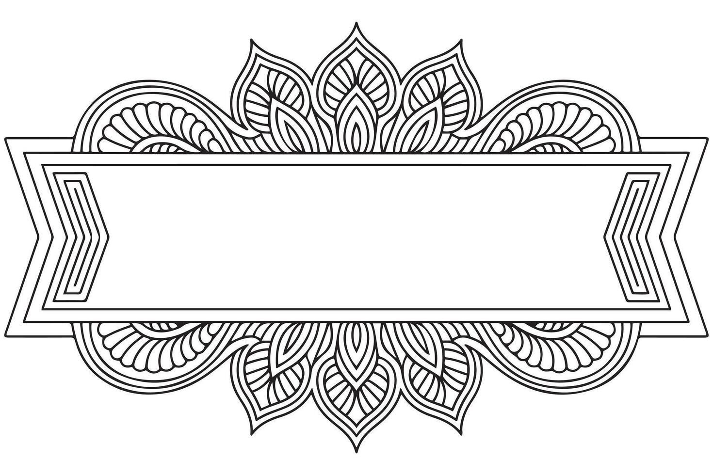Boho pattern for background, decorations,banner,coloring vector