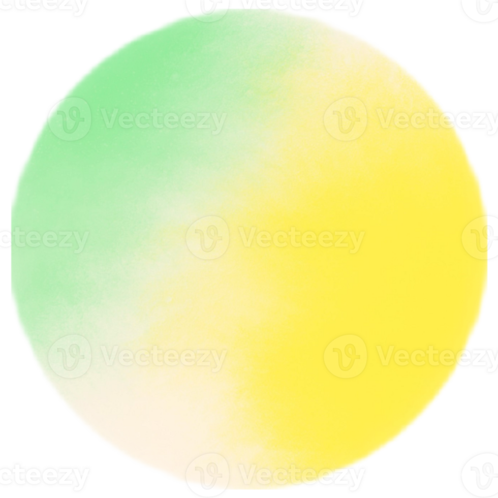 Watercolour ball, circle, round, icon. png