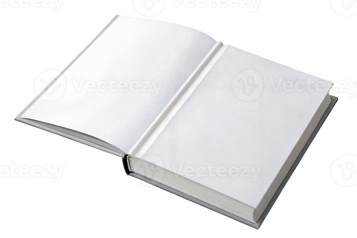 Open book with blank pages, perfect for reading, writing or presentations png