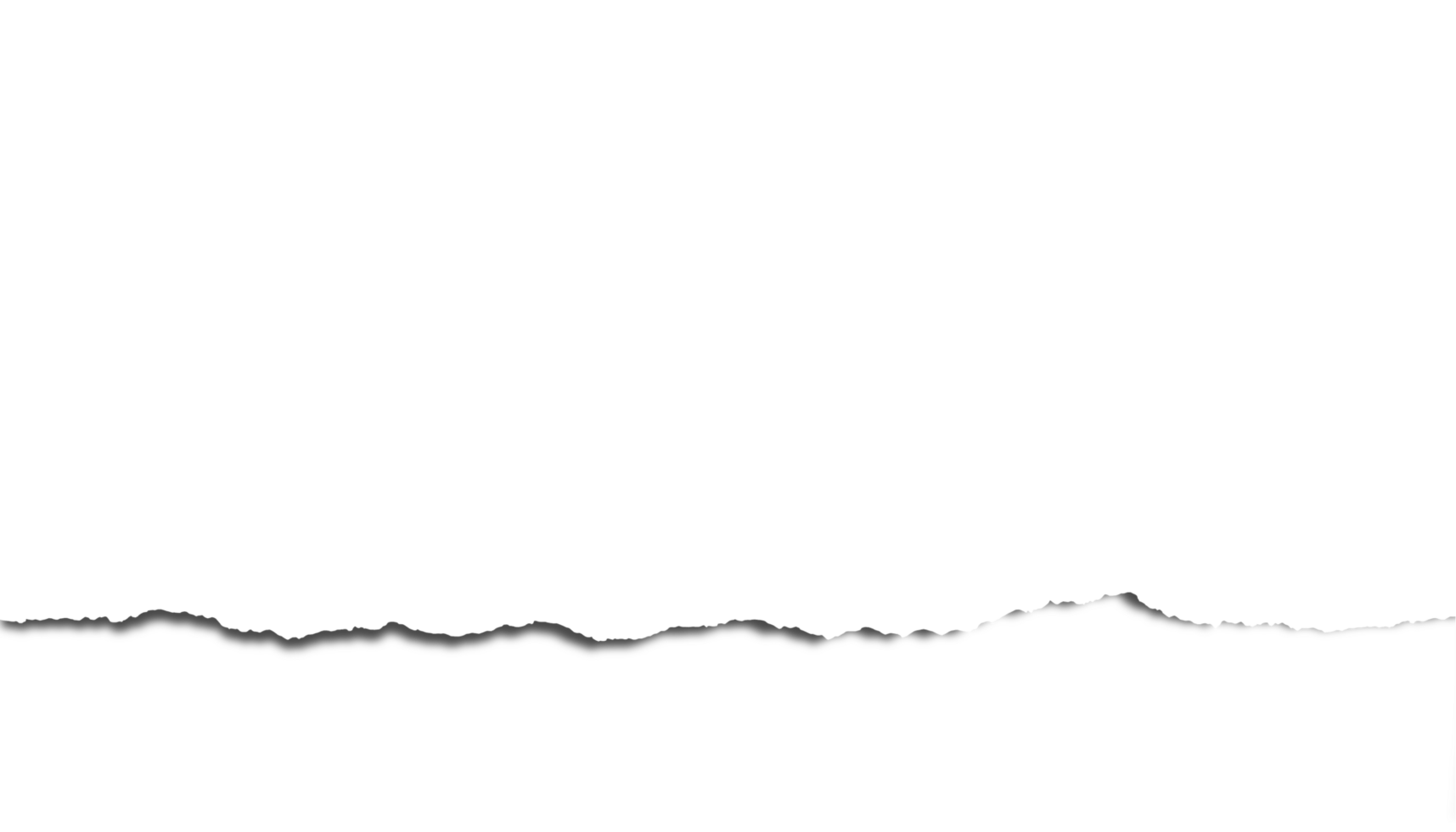 White torn ripped paper, isolated on transparent background, minimal, design png