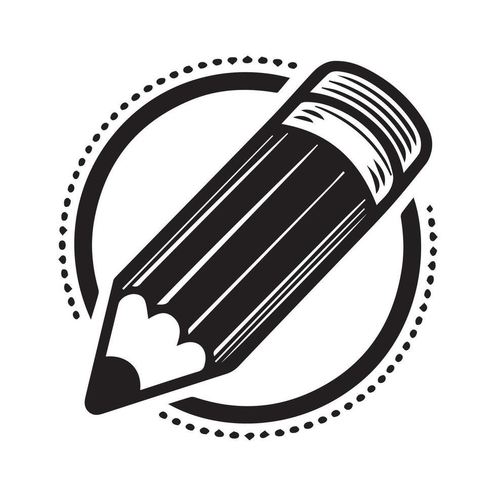 Pencil icon illustration vector