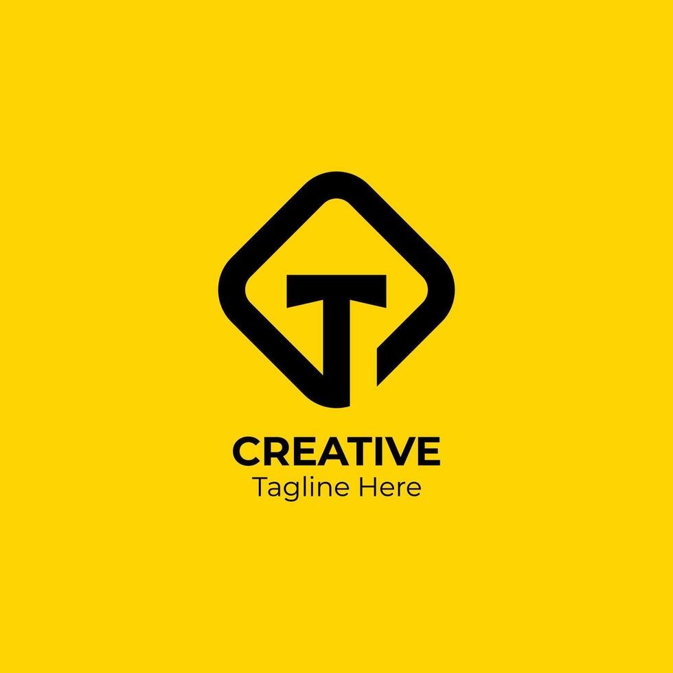 Initial letter T logo design. Creative and modern T logo. vector