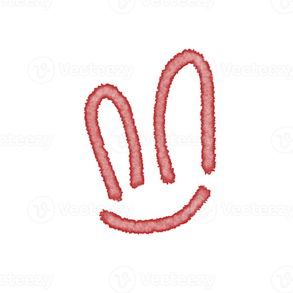 Freeform Red Brush Strokes png