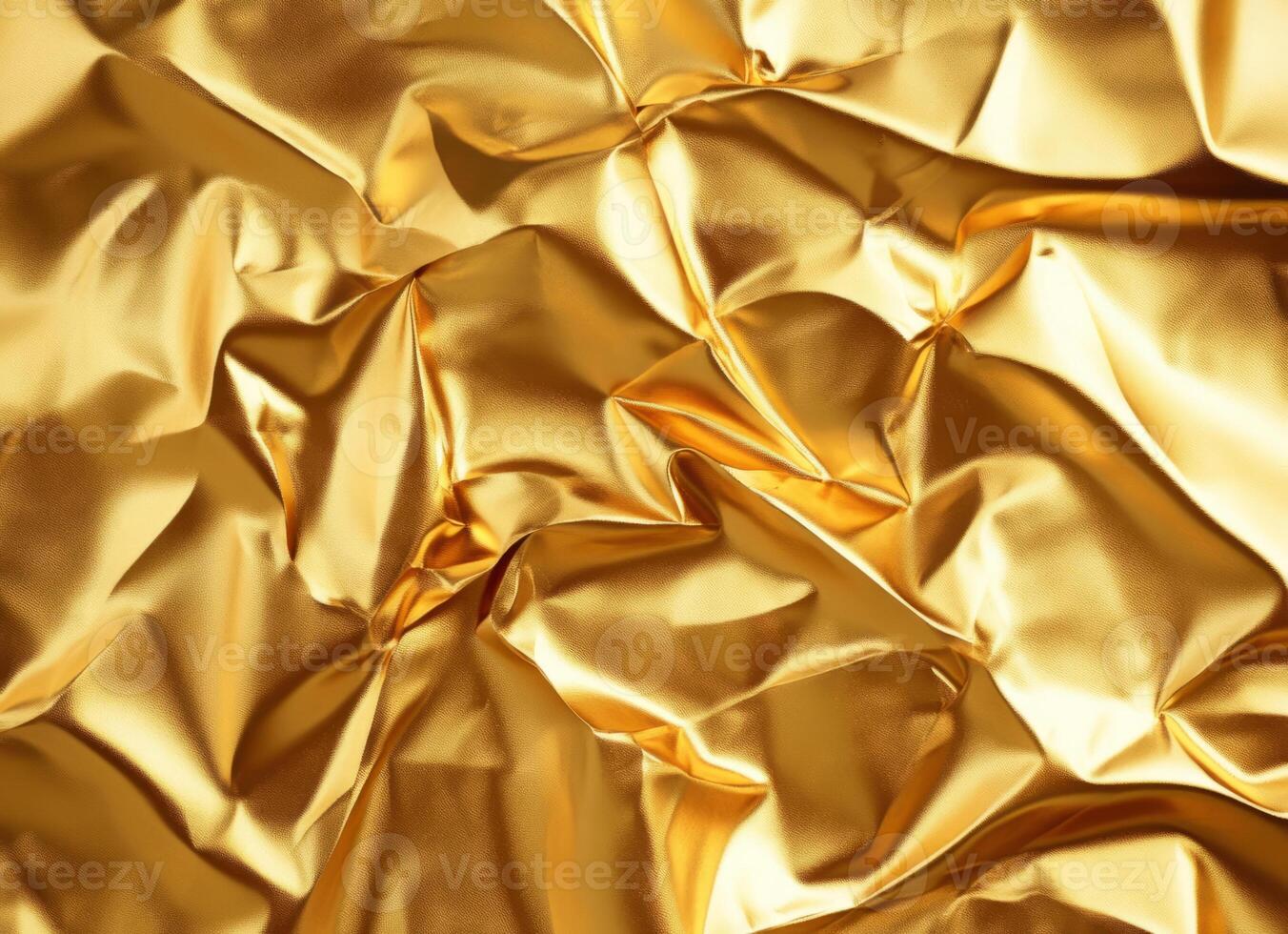 Abstract gold texture background with cracks and light reflections, creating a luxurious and elegant design element photo
