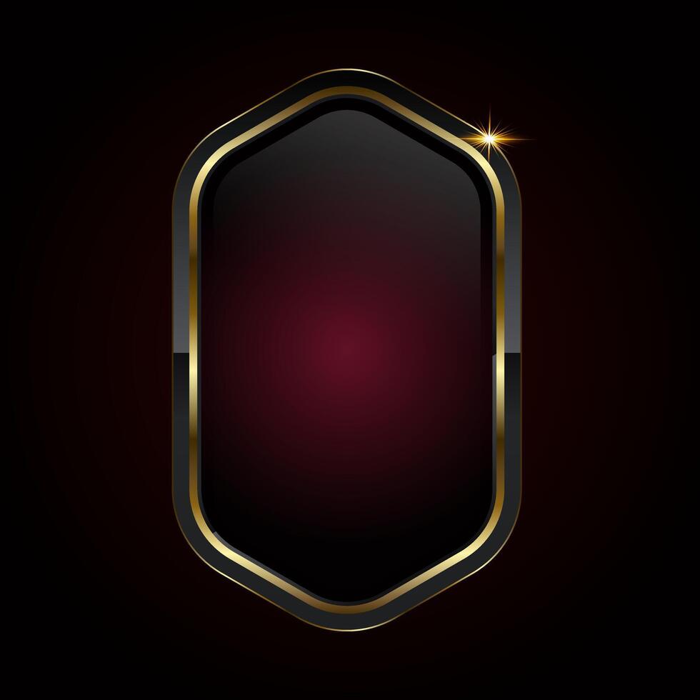 A special luxury 3Ds glossy dark red button , illustration. with vertically elongated button features a deep black-to-burgundy gradient, exuding elegance with its sharp vector