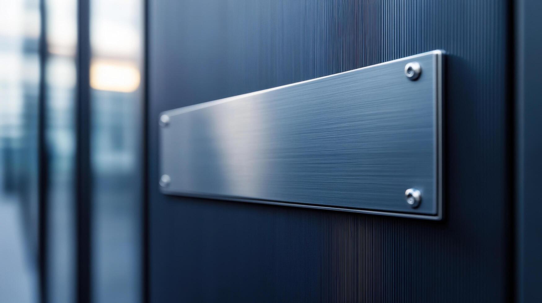 Office Metal Plates for Identity and Flexibility photo