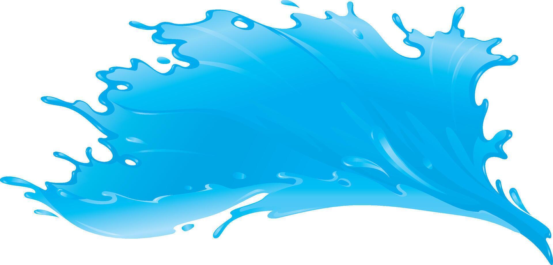 Water Splash, Abstract Illustration vector