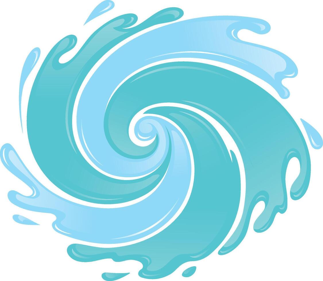 Water Swirl Design vector