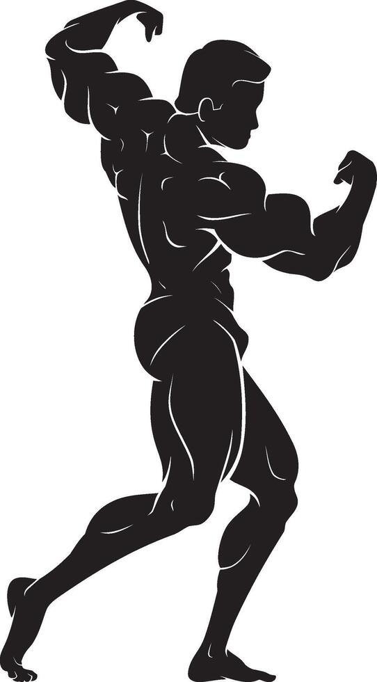 Body Builder Full Length Flex vector
