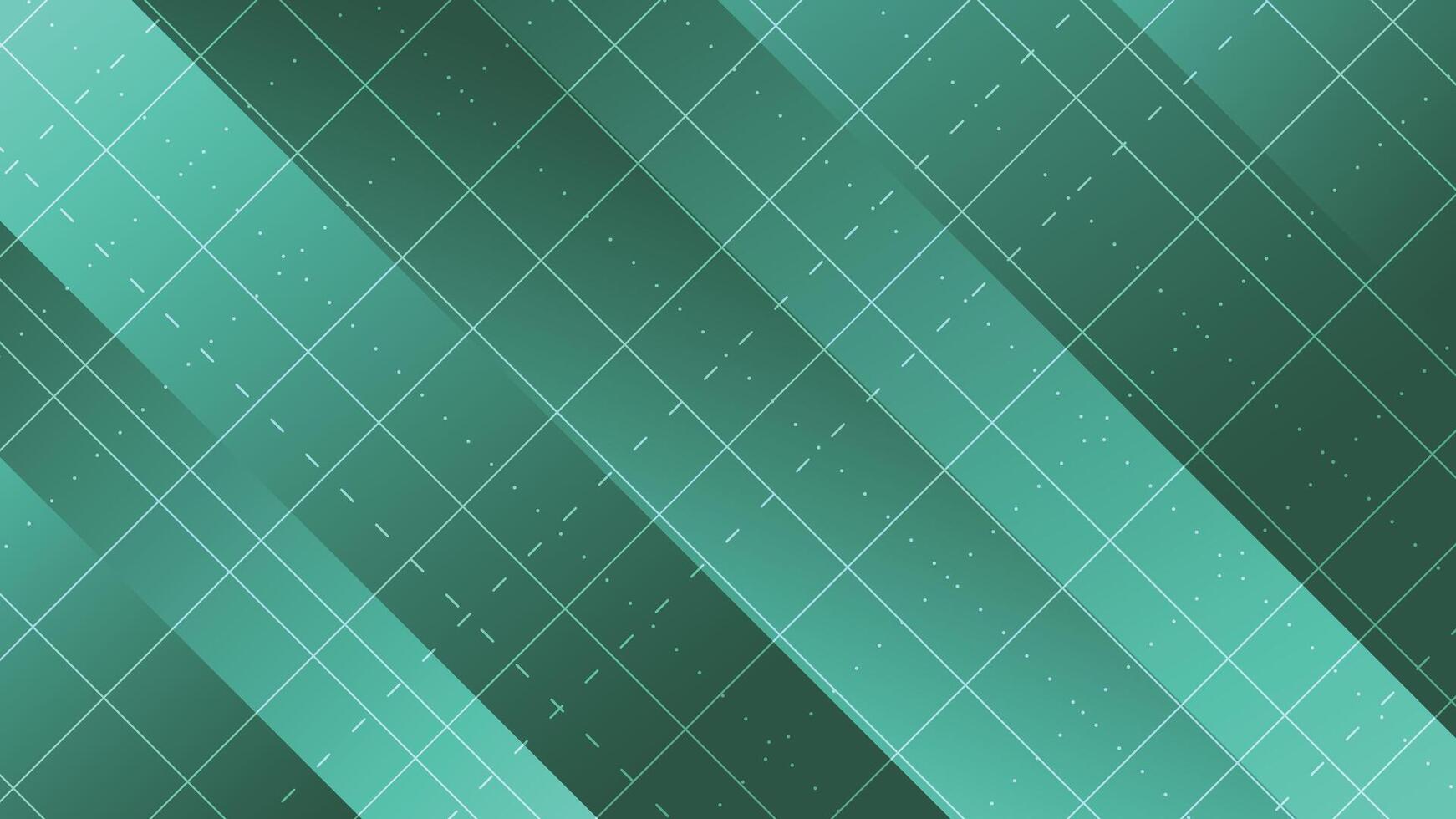 Futuristic green background featuring diagonal grid lines and subtle digital effects ideal for tech style web design digital art and modern presentations vector