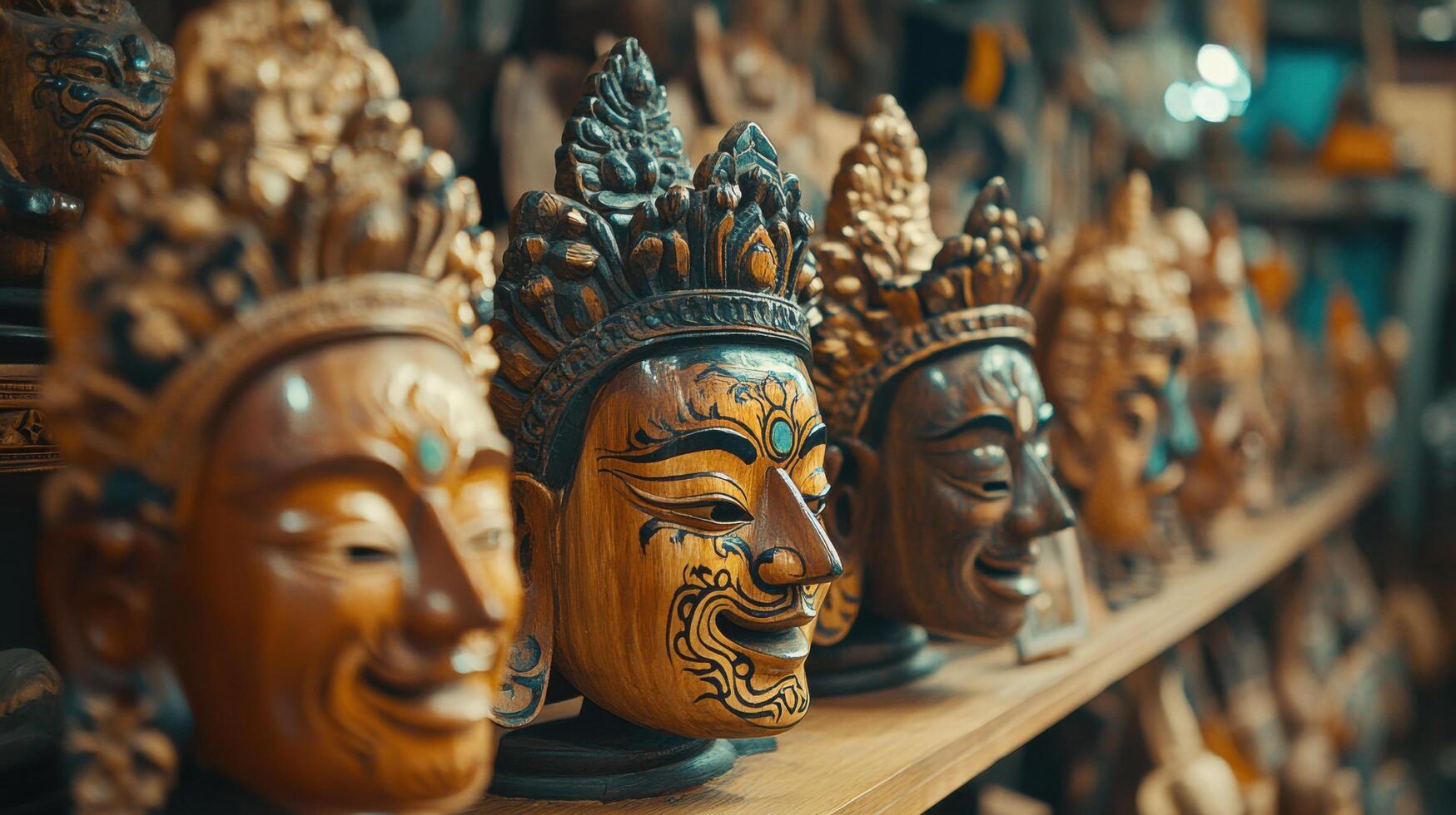Artisanal Stores Detailed Mask Creations photo