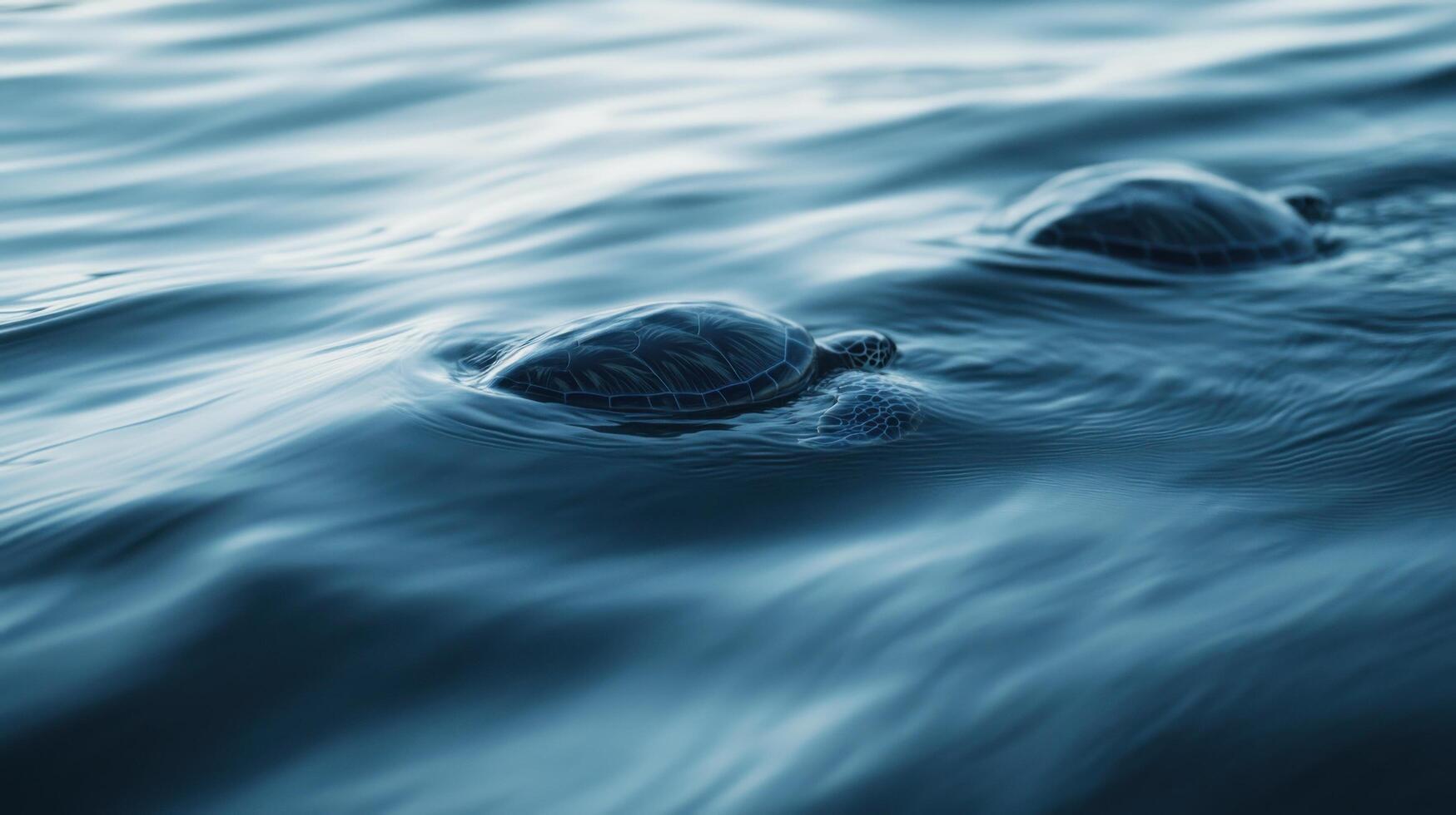 Melodic Movements of Turtles with Waves photo