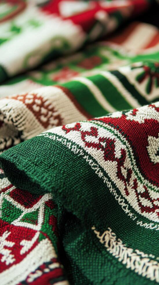 Vibrant Mexican Textile Patterns photo