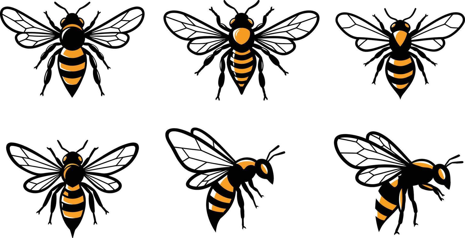 Butterfly collection in various flying and resting positions vintage style black and white illustration vector