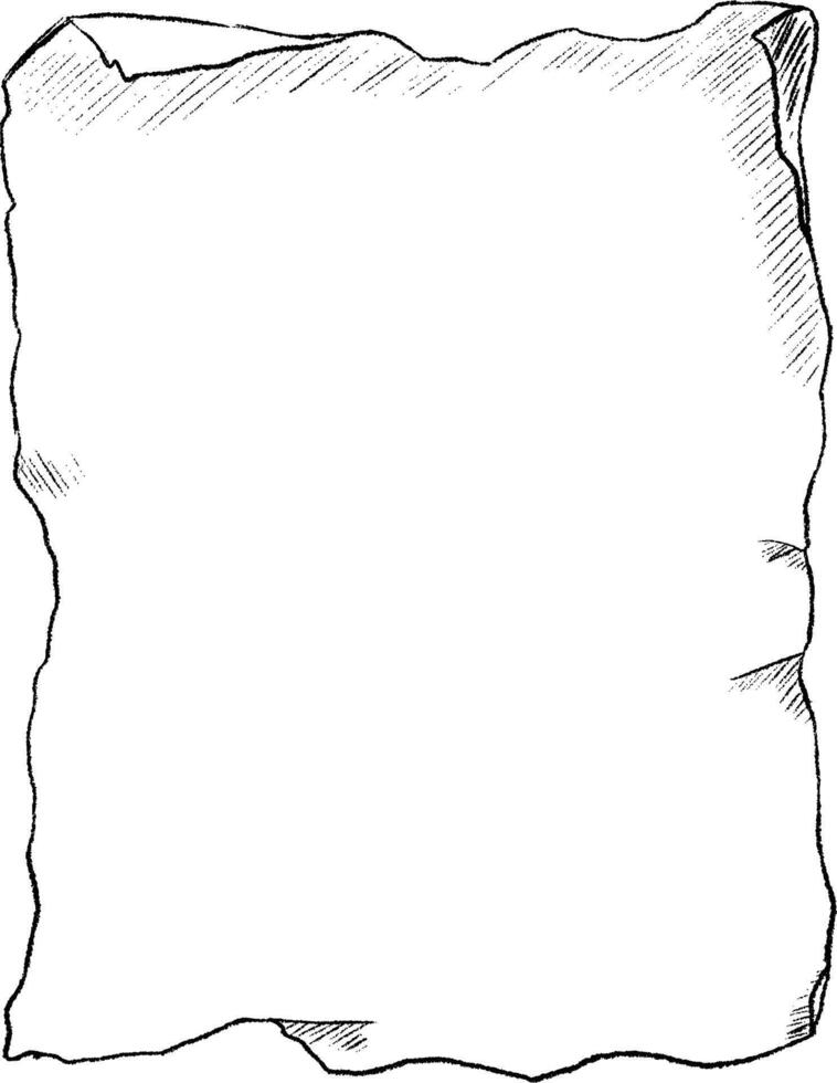 Blank Old Paper Scroll for Design and Background Usage vector