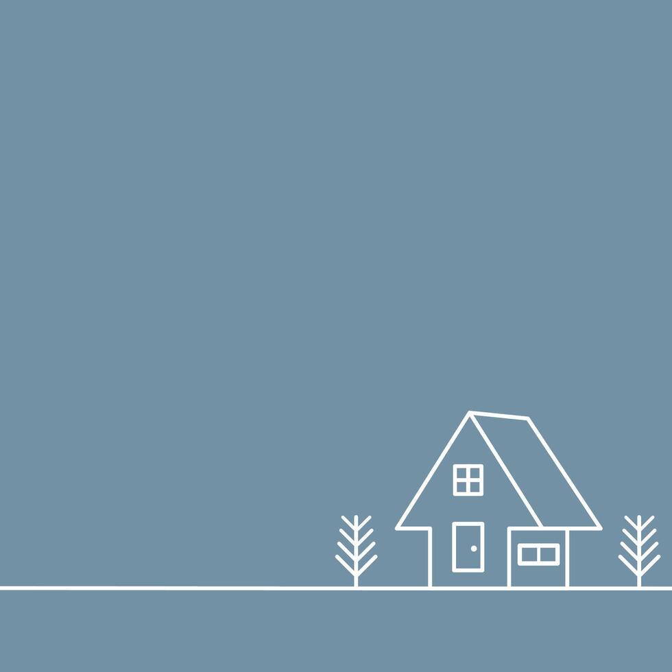 Background of house logo icon minimal illustration vector