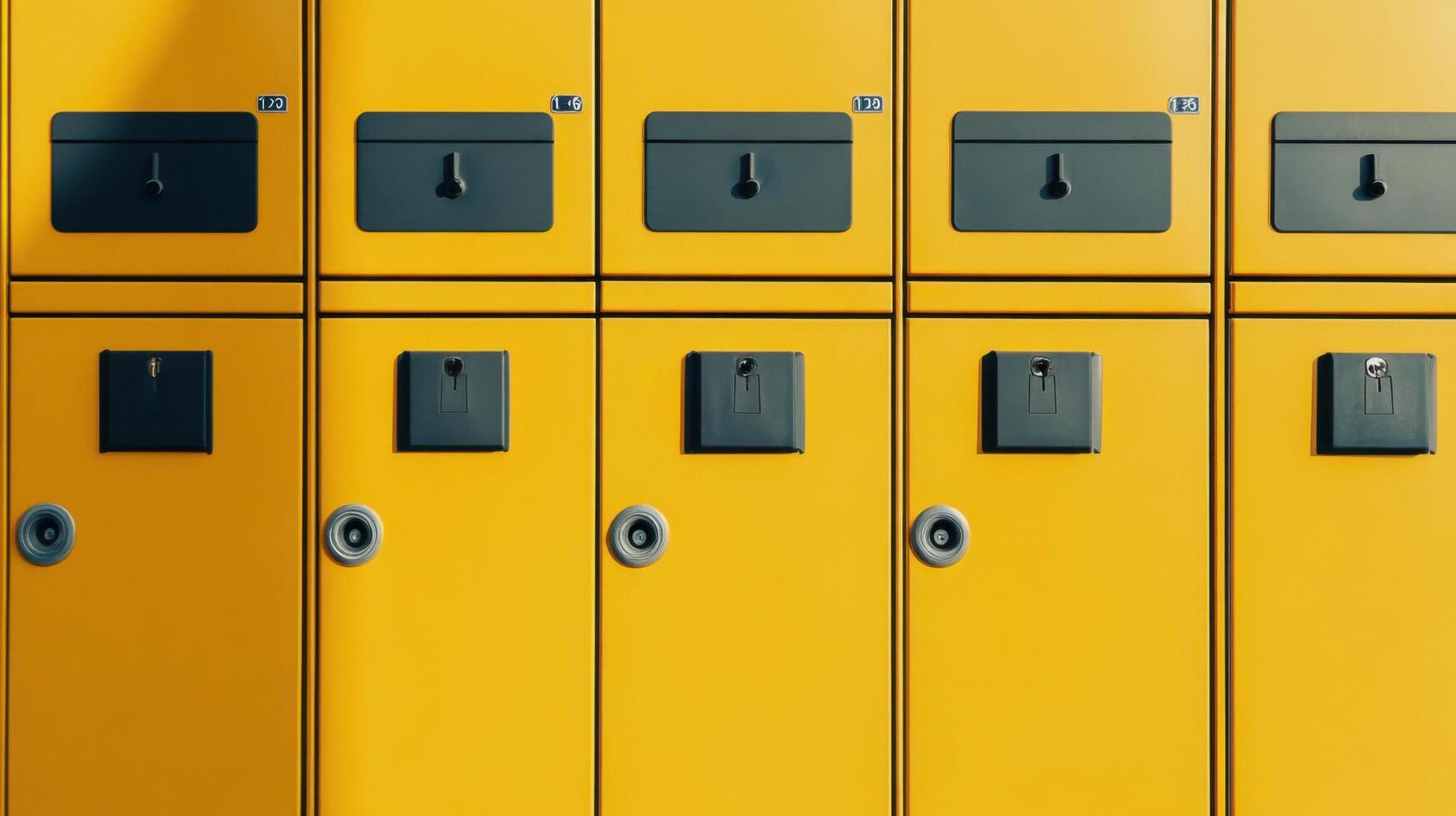 Protected School Storage with Numeric Lock photo