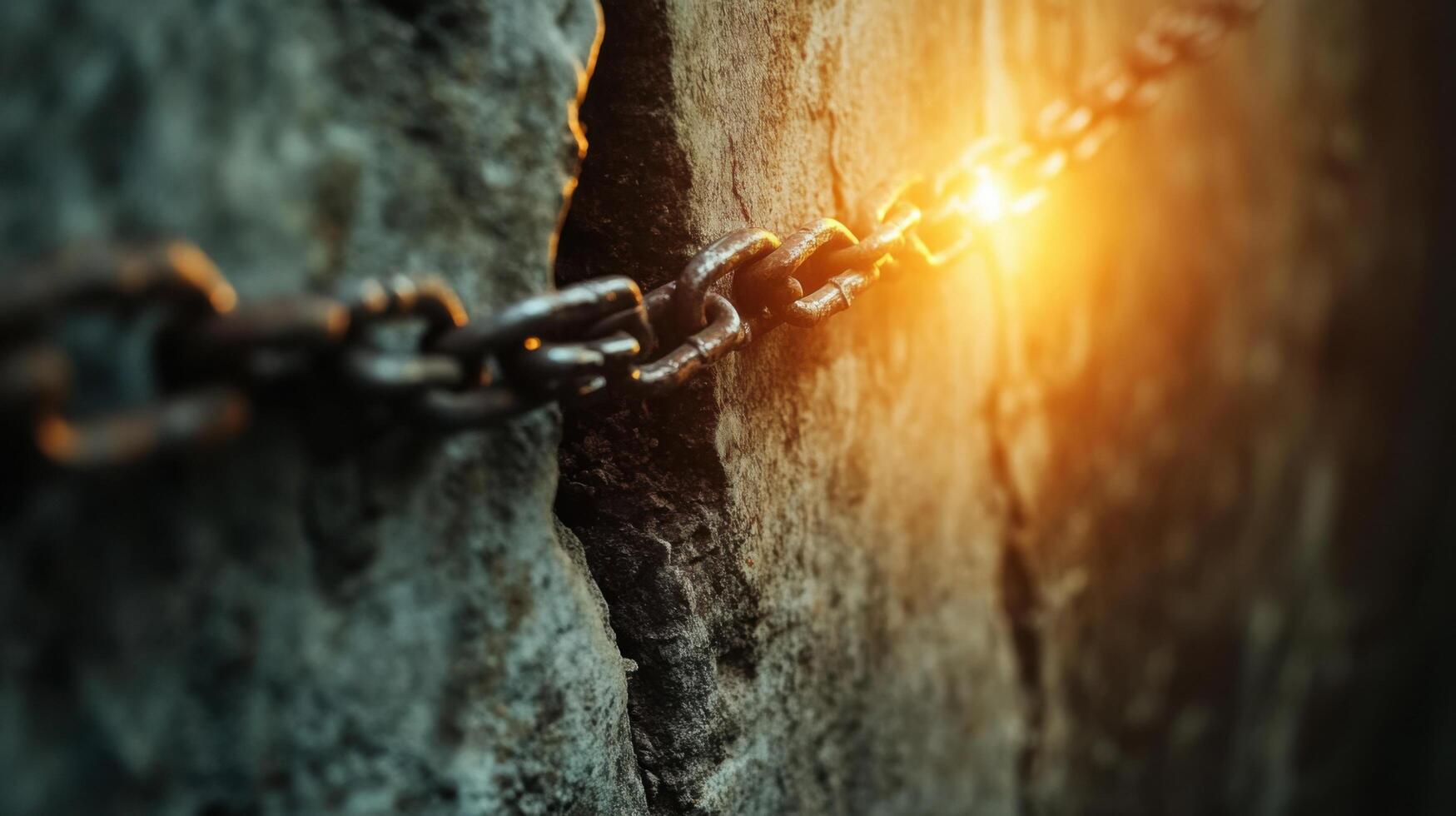 Radiance through Broken Partition photo