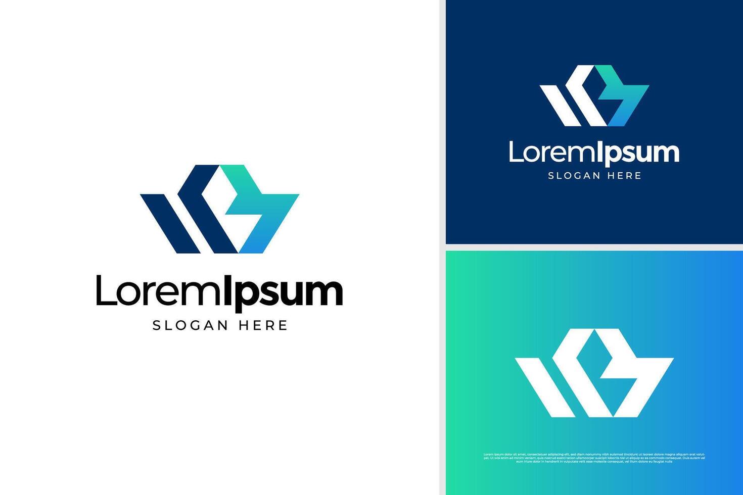 Creative letter W and B royal crown, accounting logo design. Business logo design template vector