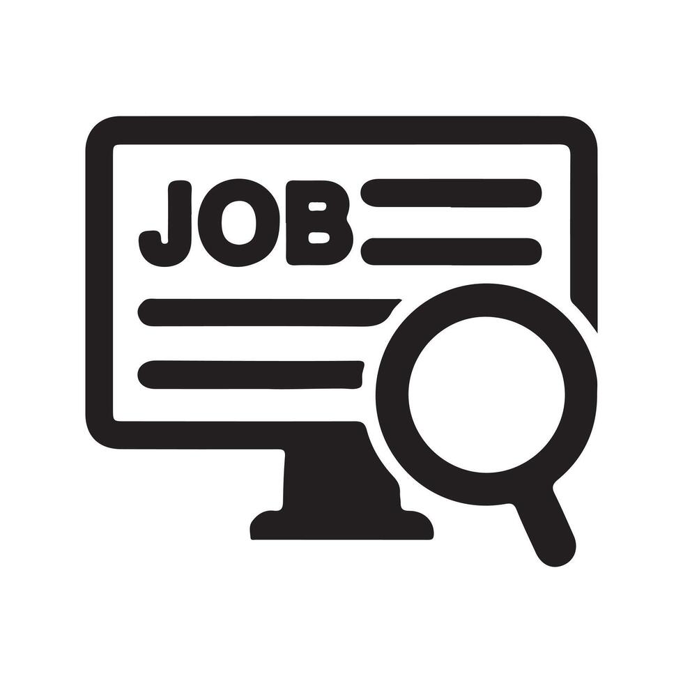 search job icons vector