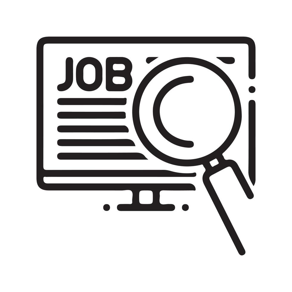 search job web icon vector