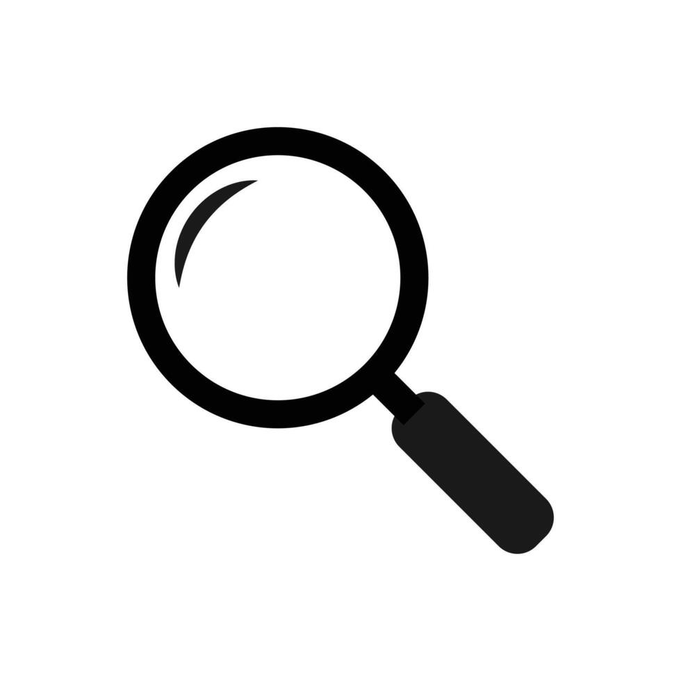 Magnifying glass icon vector