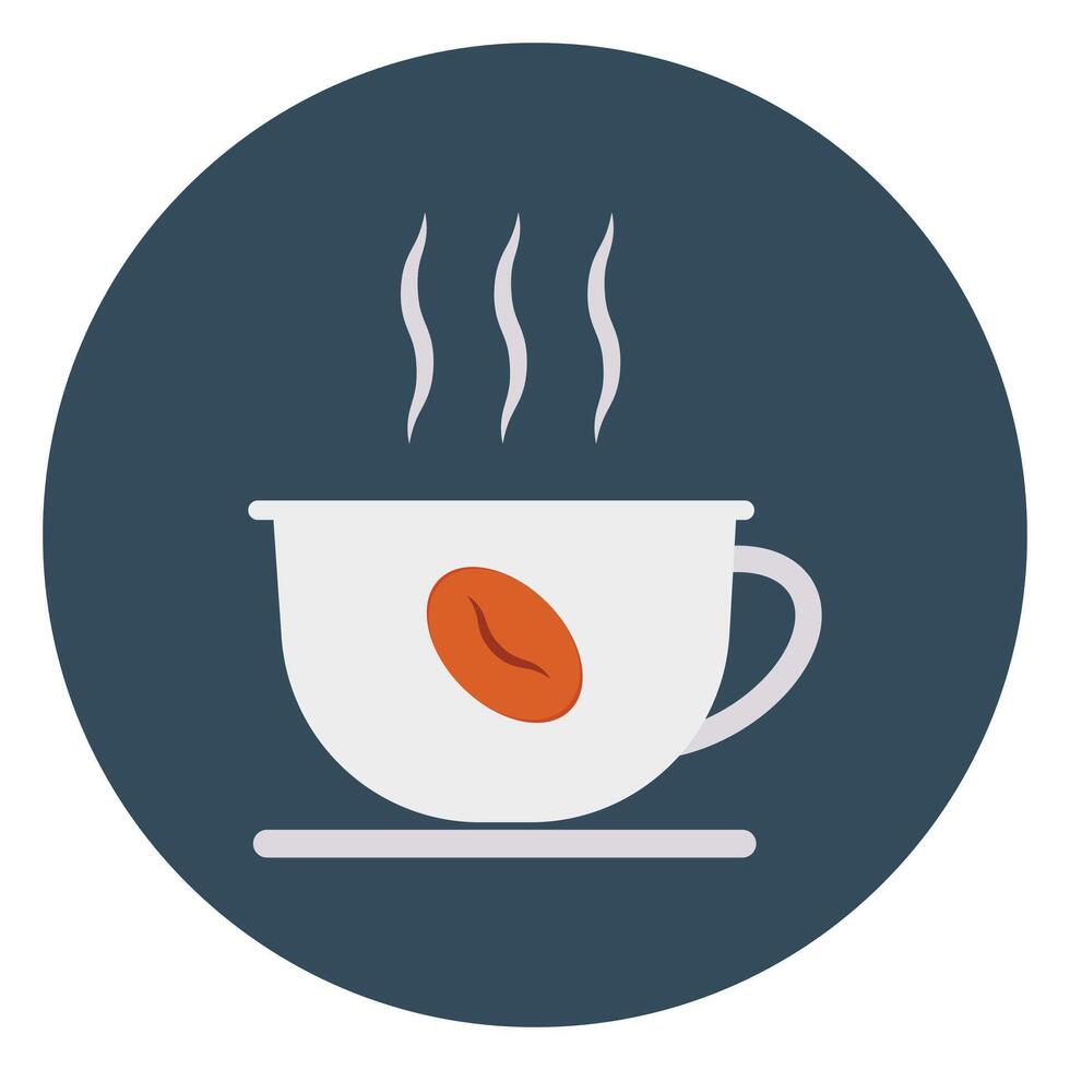 cup of coffee with steam. stock illustration vector