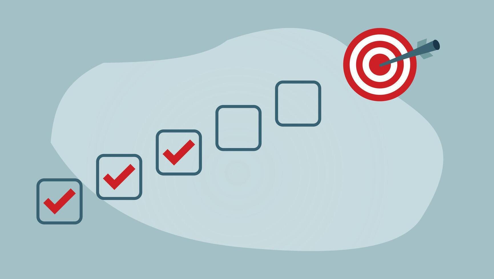 motivate and achieve business target stock illustration vector