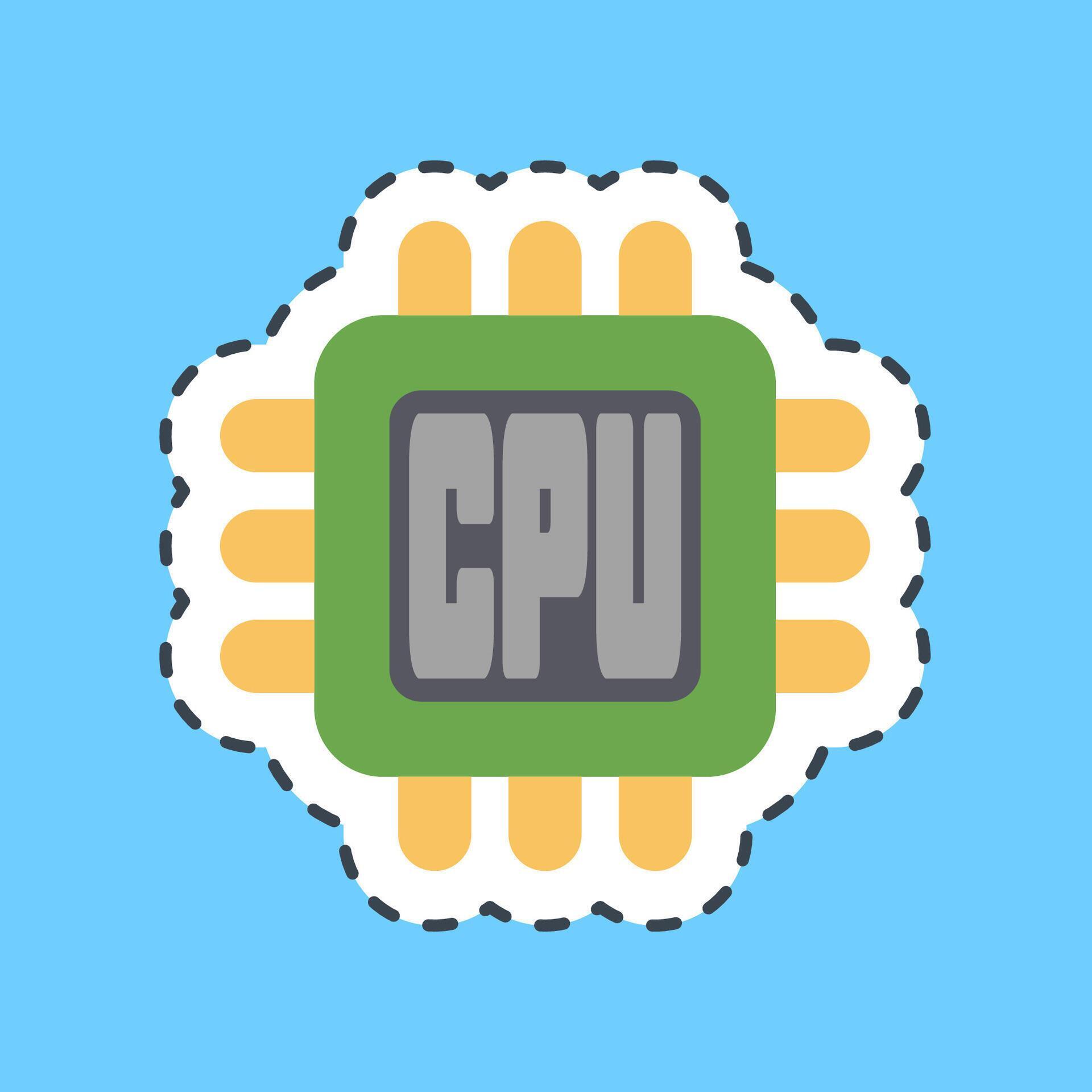 Component Sticker Cutting line sticker processor. Computer components elements. 65608371 ...