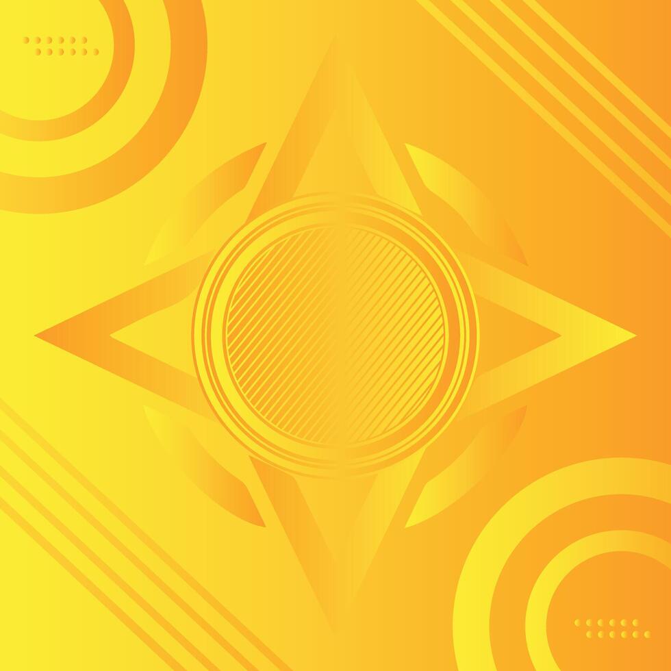 Bright yellow colored grunge celebration abstract Background vector