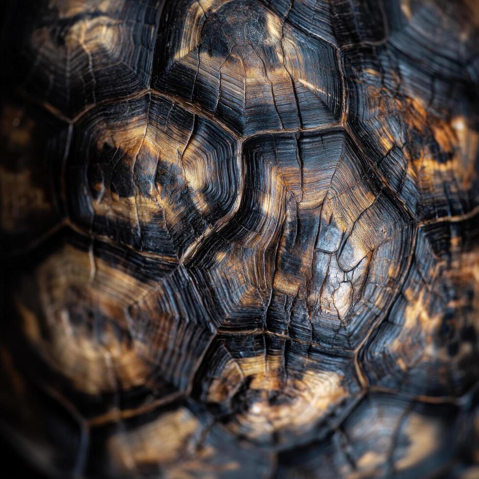 Elaborate Schemes on Turtles Carapace photo