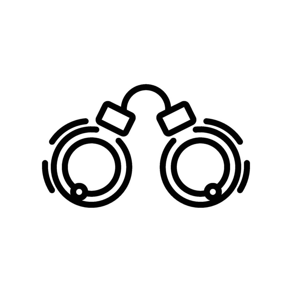 Cufflink icon line design template isolated illustration vector