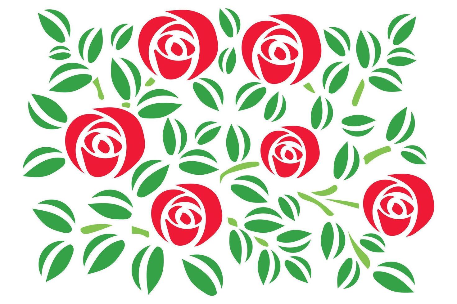Elegant rose floral icon set for graphic designs vector