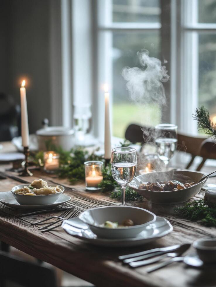 Vintage Dining Ready for Kin Meal photo