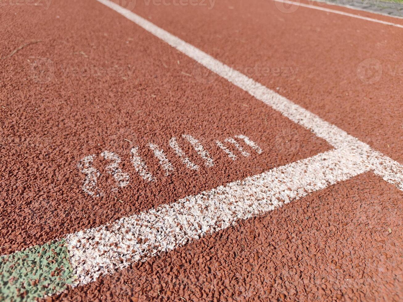 Multi-Function Stadium Running Track with Football Field and Athletic photo